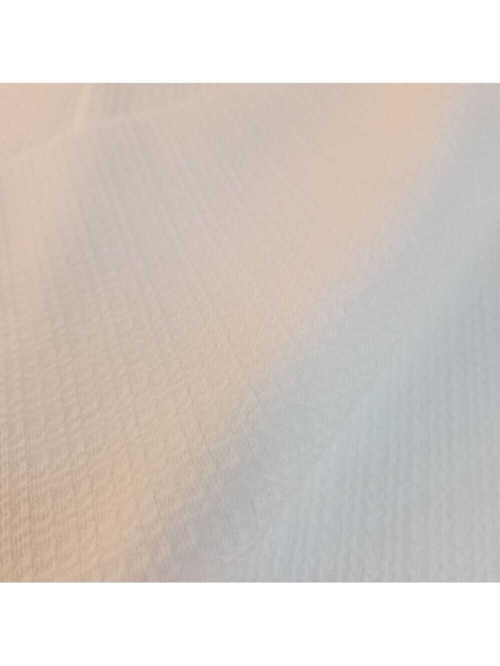 Waffle Weave White Polyester Vintage 80's Fabric 1 yard x 60 inch